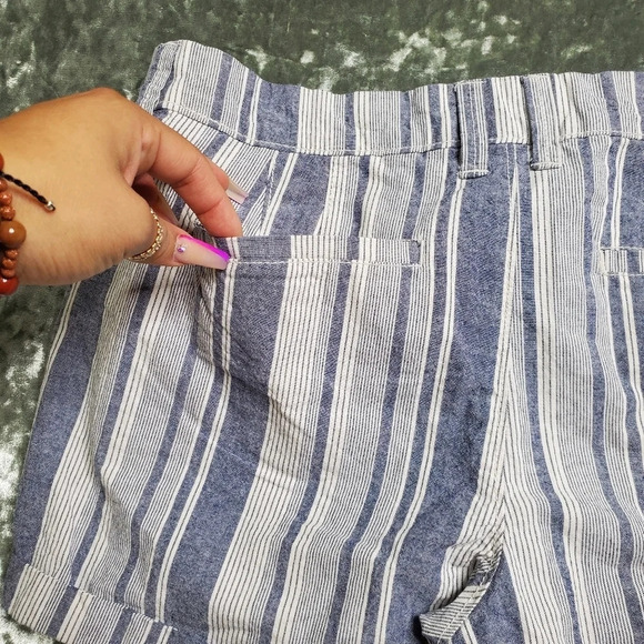 Old Navy Striped Cuffed Shorts - Picture 9 of 10